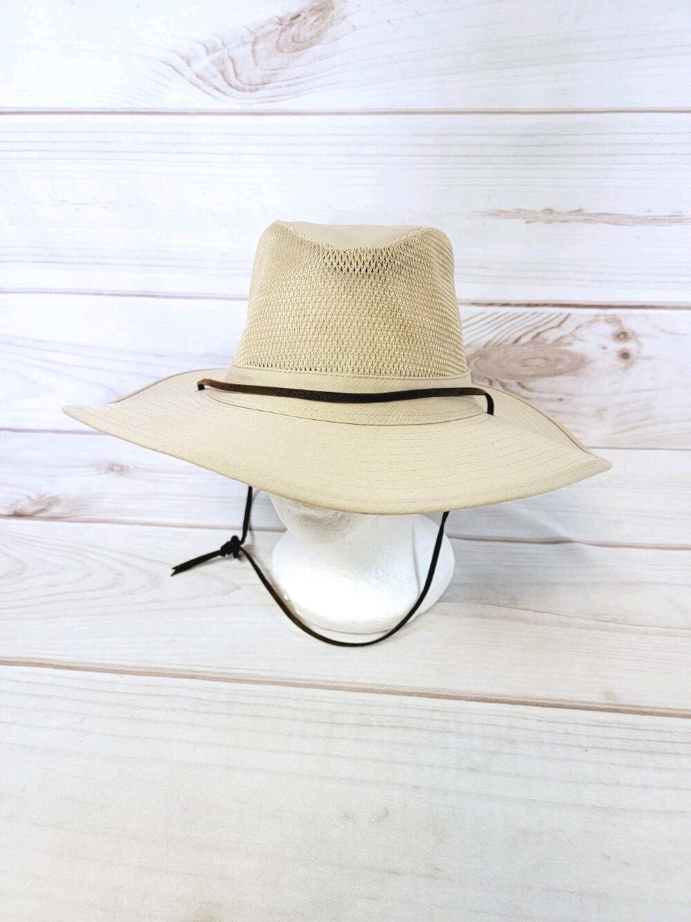 Goldcoast Sunwear Mesh Sun Hat With Strap Size O/S